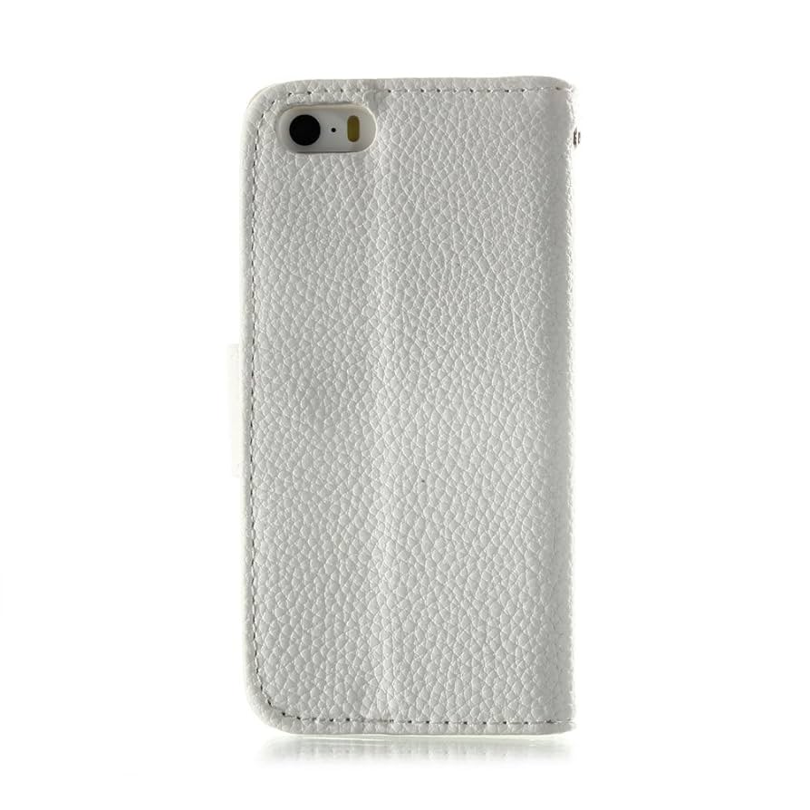 Amazon.co.jp: ☆フラワーデコが可愛い☆手帳型ケース☆iPhone5